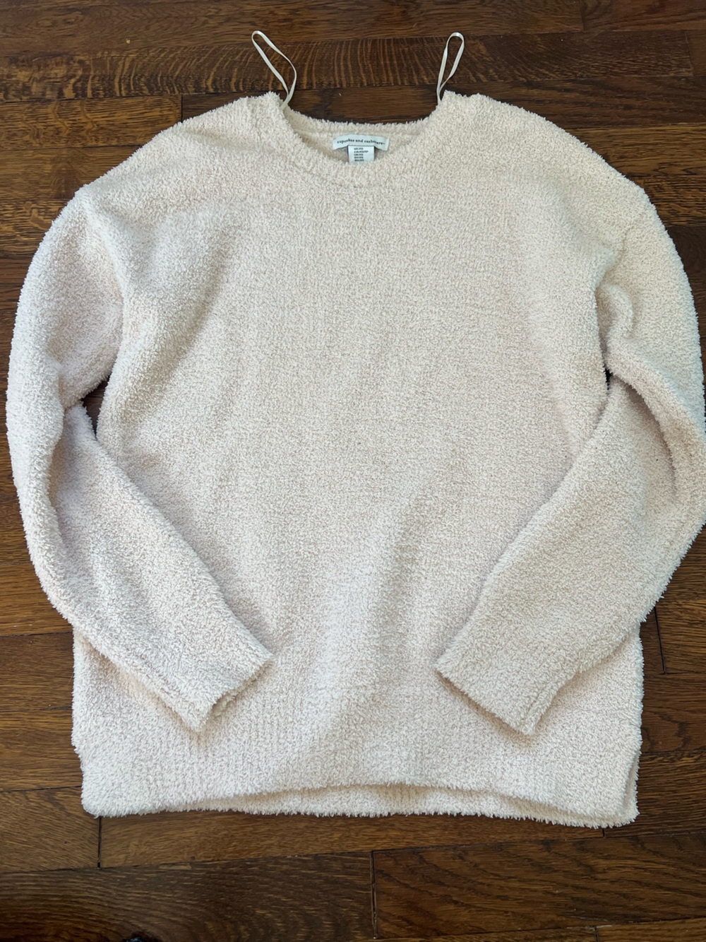 cupcakes & cashmere Cream Bouclé Turtleneck Sweater
